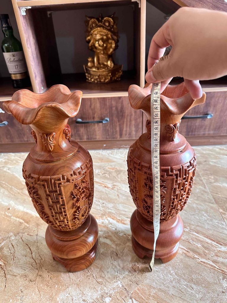 Tượng gỗ trang trí màu Nâu cao 30cm. Mua bán Đồ sưu tầm, đồ cổ tại Huyện Hòa Vang Đà Nẵng được đăng bởi Tượng Gỗ Phong Thuỷ hình 1
