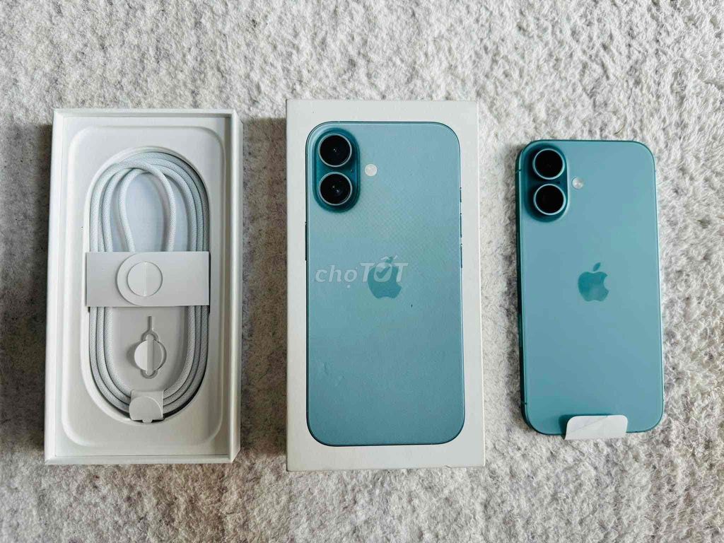 iPhone 16 Fullbox New 128G màu xanh APPLE 10/2025. Mua bán Điện thoại tại Quận Thanh Xuân Hà Nội được đăng bởi Nguyễn Huy Dũng hình 1