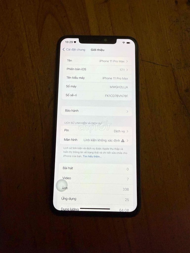 Apple iPhone 11 Pro Max 64GB Vàng. Mua bán Điện thoại tại Quận Cẩm Lệ Đà Nẵng được đăng bởi ngoc van hình 1