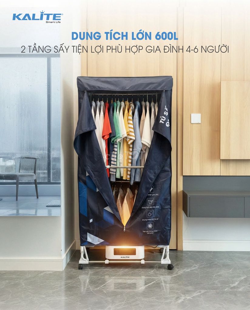 Tủ sấy quần áo KALITE KSD28. Mua bán Nội thất, đồ gia dụng khác tại Quận Hà Đông Hà Nội được đăng bởi Lê Đức Mạnh hình 1