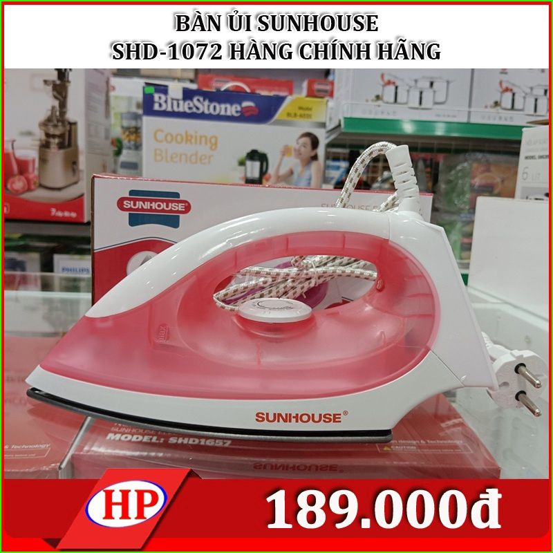 Bàn ủi hơi nước SUNHOUSE SHD-1072. Mua bán Nội thất, đồ gia dụng khác tại Quận Ninh Kiều Cần Thơ được đăng bởi GIA DỤNG VÀ ĐIỆN TỬ HIỆP PHÁT CẦN THƠ hình 1
