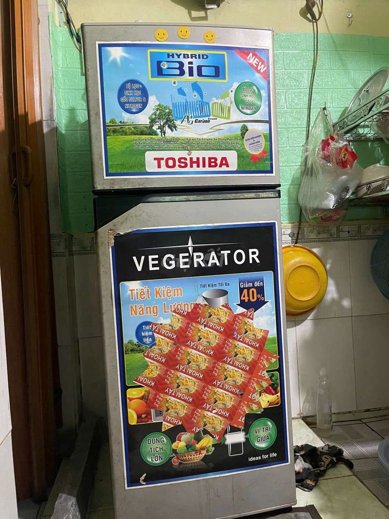 Tủ lạnh Toshiba 120L Xám. Mua bán Tủ lạnh tại Quận Bình Tân Tp Hồ Chí Minh được đăng bởi Phùng thanh sang hình 1