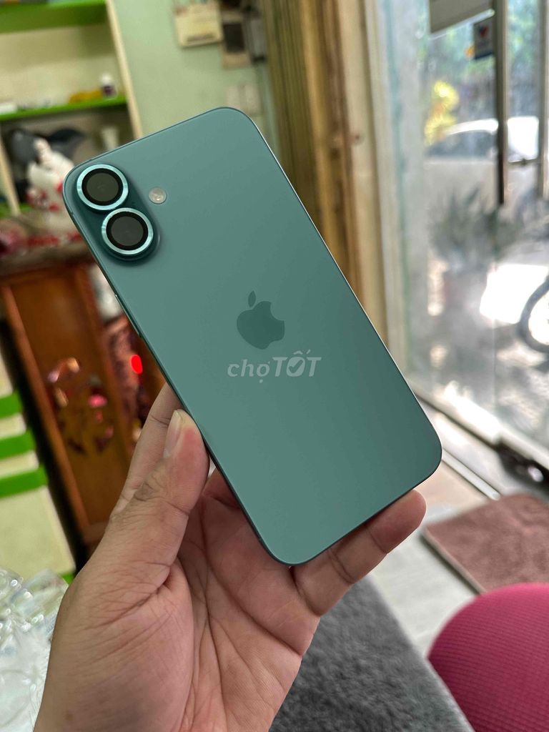 Apple iPhone 16 Plus 128GB Xanh 99% nguyên zin. Mua bán Điện thoại tại Quận Thanh Khê Đà Nẵng được đăng bởi lê văn kiếm hình 1