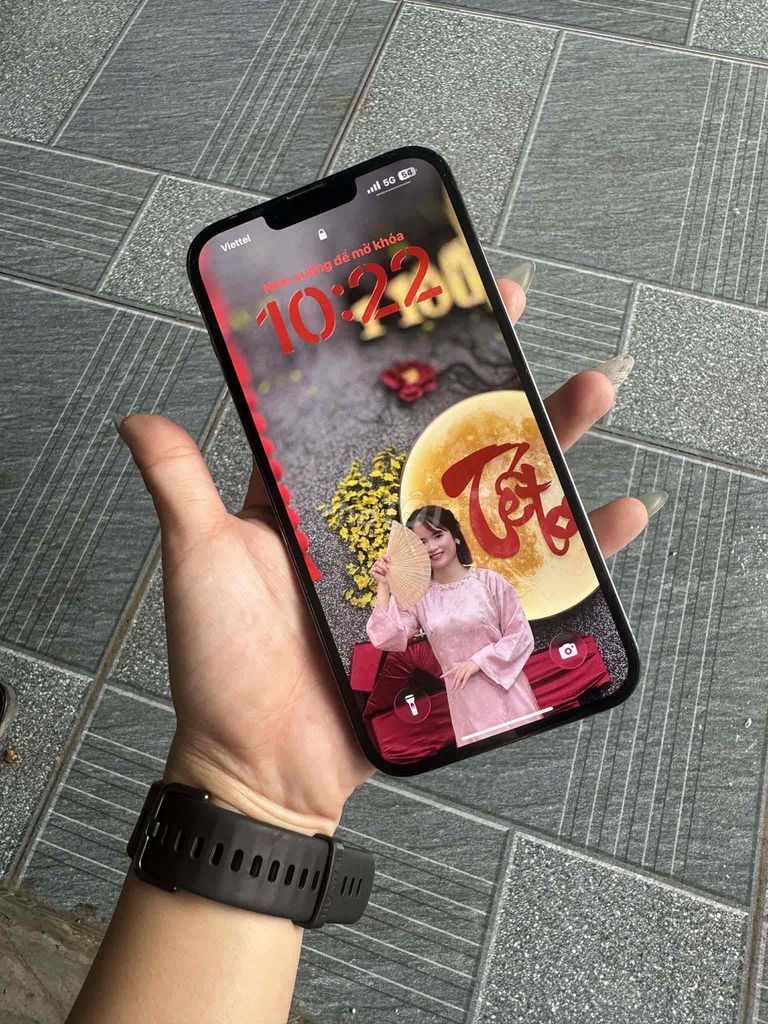 Apple iPhone 13 Pro Max 128GB Xám nguyên zin cả. Mua bán Điện thoại tại Huyện Diễn Châu Nghệ An được đăng bởi mai mít hình 1