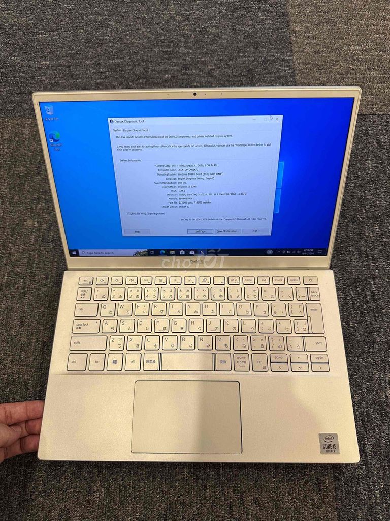 Dell Inspiron 5300 i5 8GB/256GB SSD Bạc. Mua bán Laptop tại Huyện Hoài Đức Hà Nội được đăng bởi Thế hình 1