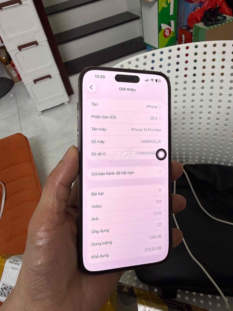 Apple iPhone 14 Pro Max 256GB Tím 2sim vl. Mua bán Điện thoại tại Thành phố Biên Hòa Đồng Nai được đăng bởi Kây hình 1