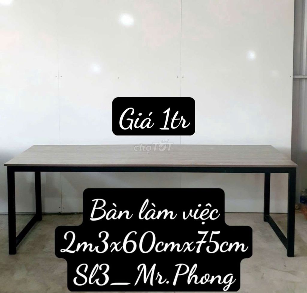 THANH LÝ BÀN HỌP GIÁ RẺ TỒN KHO TPHCM