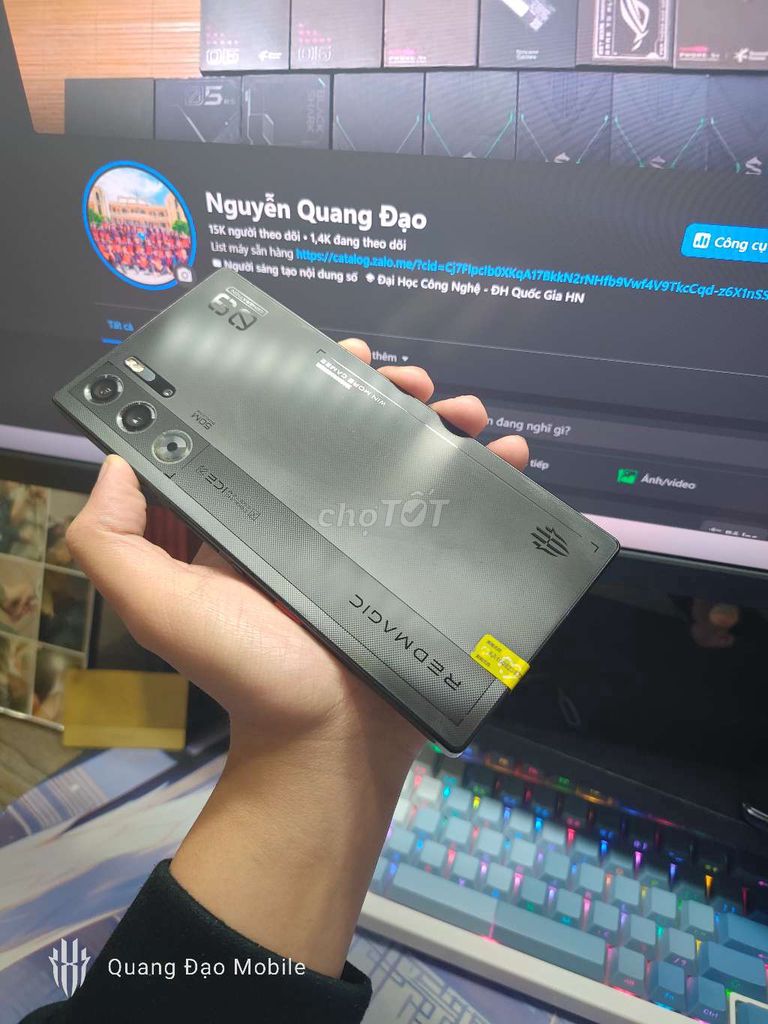 Redmagic 9Pro 12+256 imei 90750. Mua bán Điện thoại tại Quận Hà Đông Hà Nội được đăng bởi Đạo Nguyễn hình 1