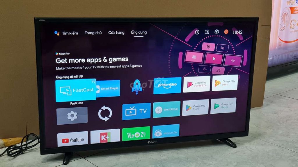 Tv. LED WIFI.  CASPER  32inch. Có Giọng Nói . Mua bán Tivi, Âm thanh tại Quận 8 Tp Hồ Chí Minh được đăng bởi TIẾN •••>>  PHẠM THẾ HIỂN. Q8 hình 1
