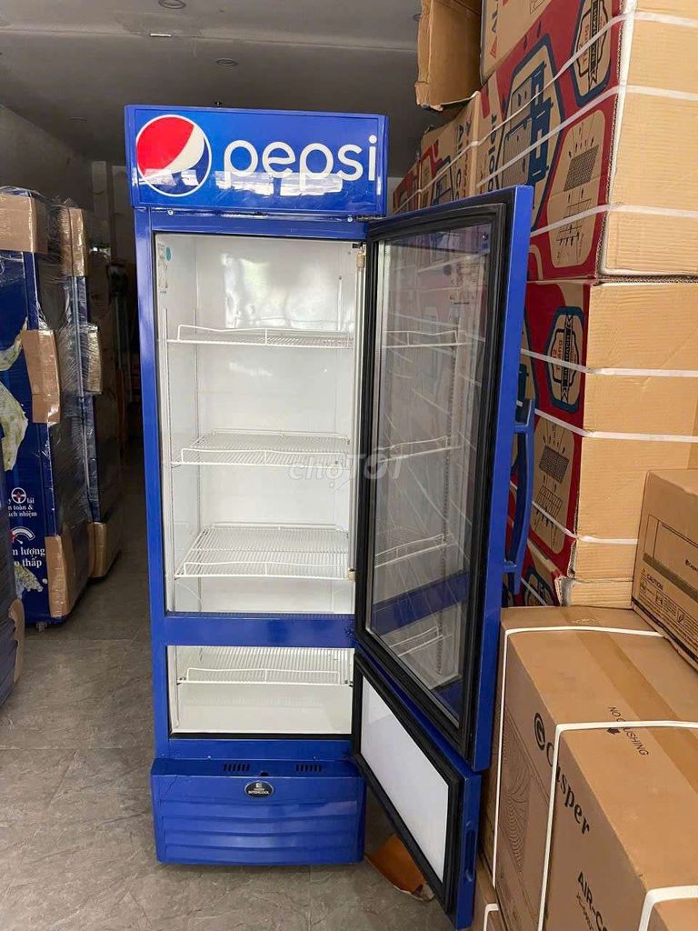 Tủ mát Pepsi 400 lít Xanh. Mua bán Tủ lạnh tại Quận 7 Tp Hồ Chí Minh được đăng bởi Điện Lạnh Giá Tốt hình 1