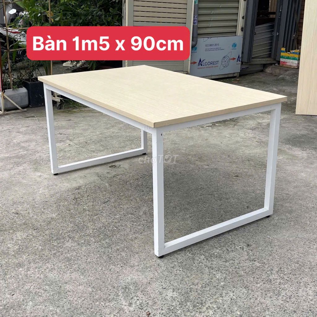 bàn hộp mini 1m5 x 90cm,bàn làm việc,bàn máy tính