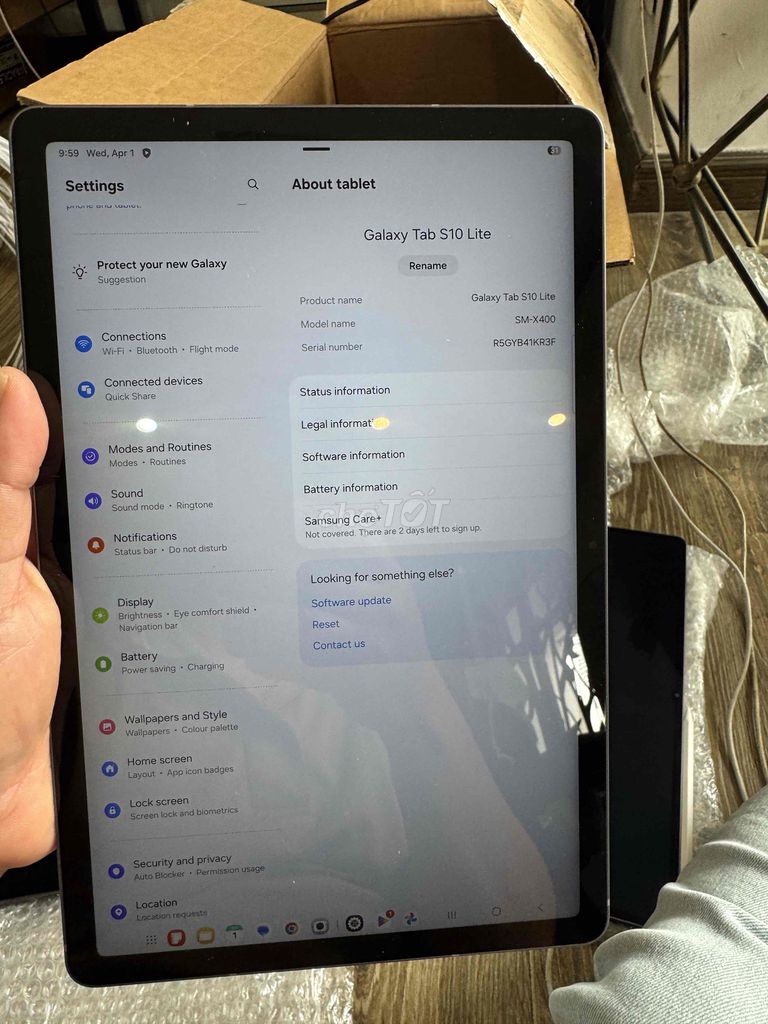 Samsung Galaxy Tab S10 Lite 8GB/128GB. Mua bán Máy tính bảng tại Quận Đống Đa Hà Nội được đăng bởi Lê Khuyến hình 1