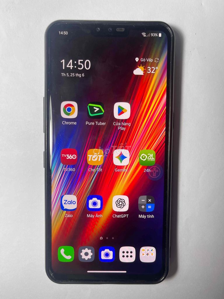 LG V50 THINQ  RAM 6GB/128GB,PIN 4000MAH. Mua bán Điện thoại tại Quận Gò Vấp Tp Hồ Chí Minh được đăng bởi Đồ cũ dư bán rẻ hình 1