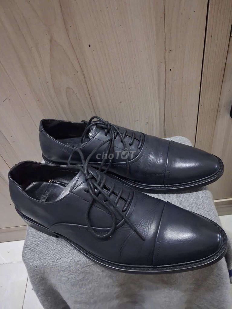 Giày Oxford Nam Da Ý size 41 Đen. Mua bán Giày dép tại Quận 7 Tp Hồ Chí Minh được đăng bởi Viet Khoa hình 1