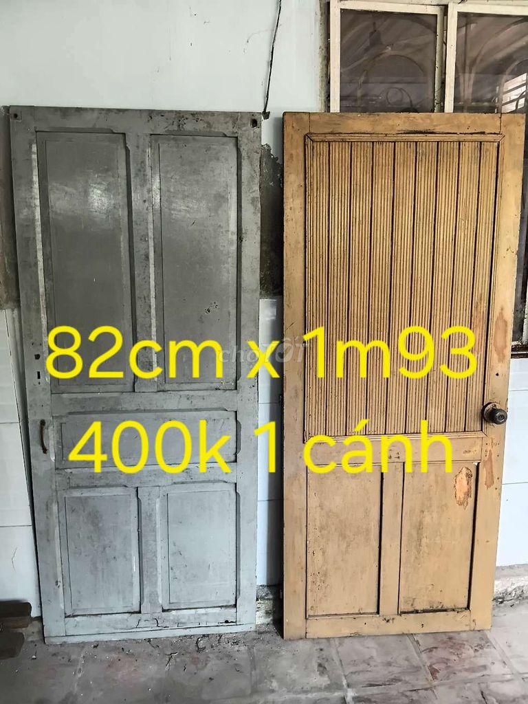 Cửa gỗ Nâu Xám 82cm x 1m93. Mua bán Nội thất, đồ gia dụng khác tại Thành phố Bến Tre Bến Tre được đăng bởi Hung hình 1