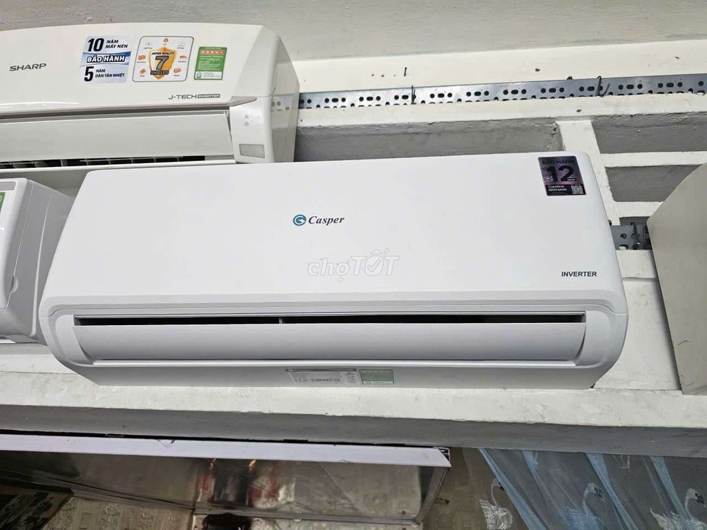 Máy lạnh Casper 1.5 HP Inverter Trắng Mới 95%. Mua bán Máy lạnh, điều hoà tại Quận 7 Tp Hồ Chí Minh được đăng bởi Điện Lạnh Giá Tốt hình 1