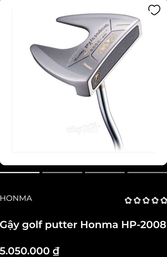 Gậy Putter Honma Gậy golf Honma Nhật gậy gạt lỗ