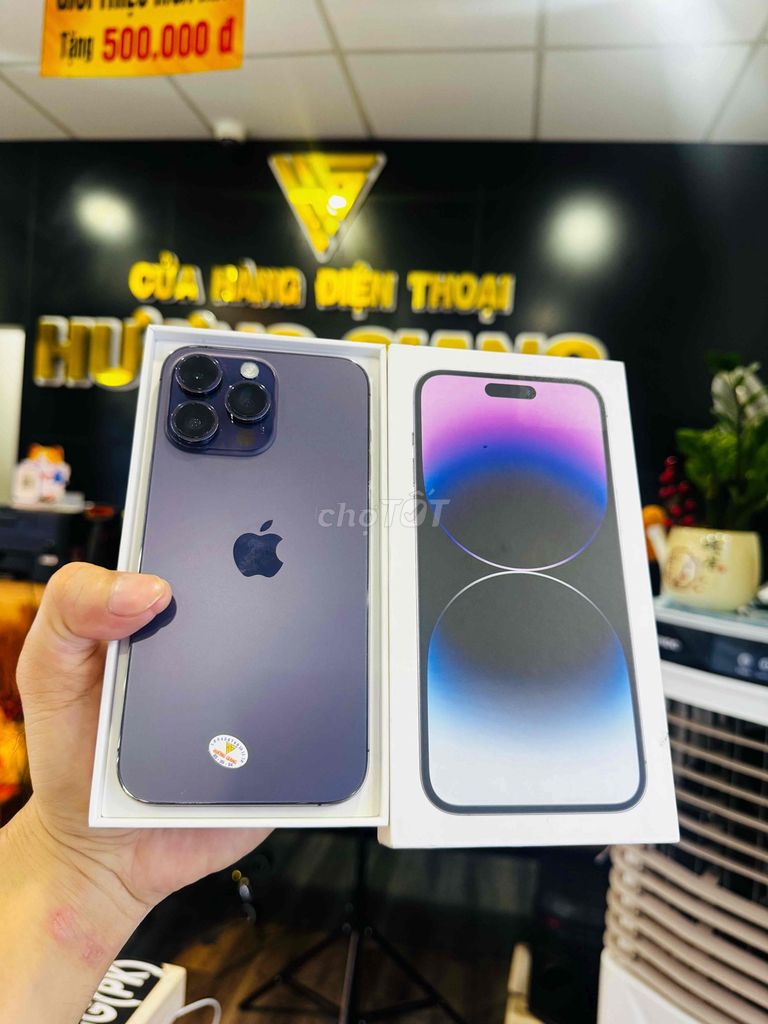iPhone 14 Pro Max 128GB chính hãng giá iu🔥. Mua bán Điện thoại tại Thành phố Bến Tre Bến Tre được đăng bởi HươngGiangmobile hình 1