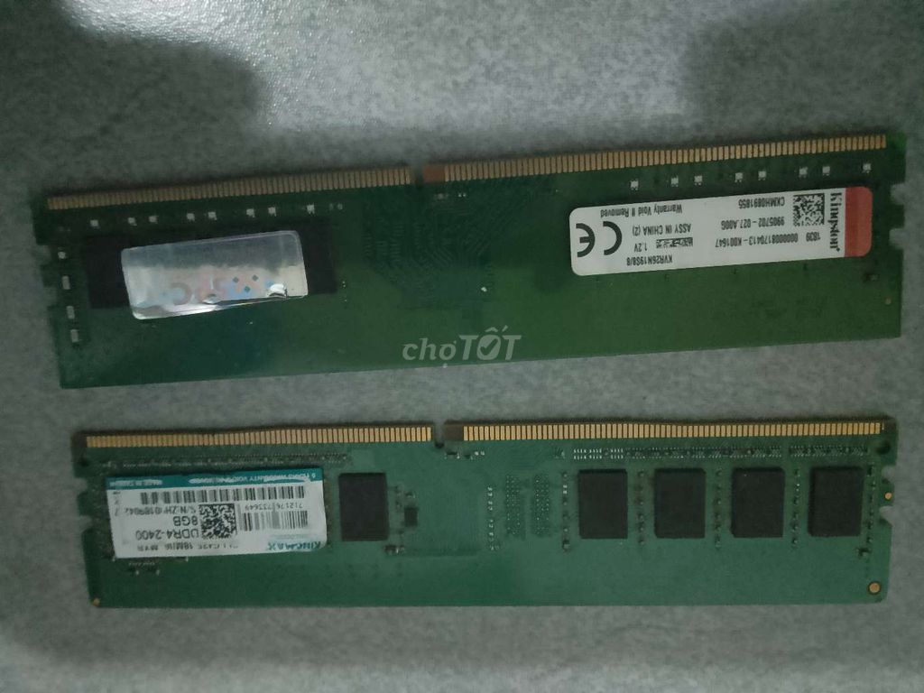 350k /1 cặp  ram 8g d4 buss 2400