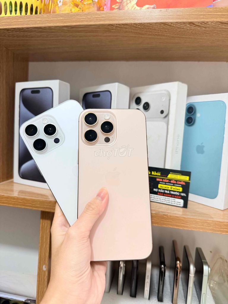 iPhone 16 Promax 256GB Q. tế👉🏻đưa trc 9tr là duyệt. Mua bán Điện thoại tại Thành phố Thủ Dầu Một Bình Dương được đăng bởi Minh Khôi store hình 1