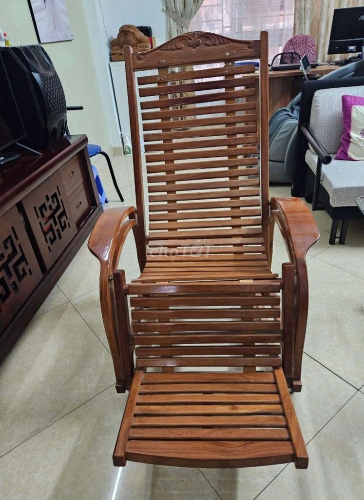 Ghế thư giãn gỗ tự nhiên. Mua bán Bàn ghế tại Quận Ba Đình Hà Nội được đăng bởi Phùng Bi hsHueej hình 1
