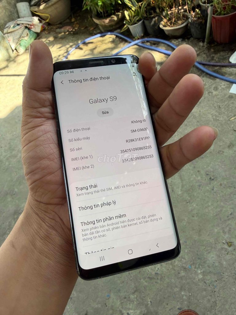 Samsung Galaxy S9 Đen. Mua bán Điện thoại tại Quận Cẩm Lệ Đà Nẵng được đăng bởi Mylinh hình 1