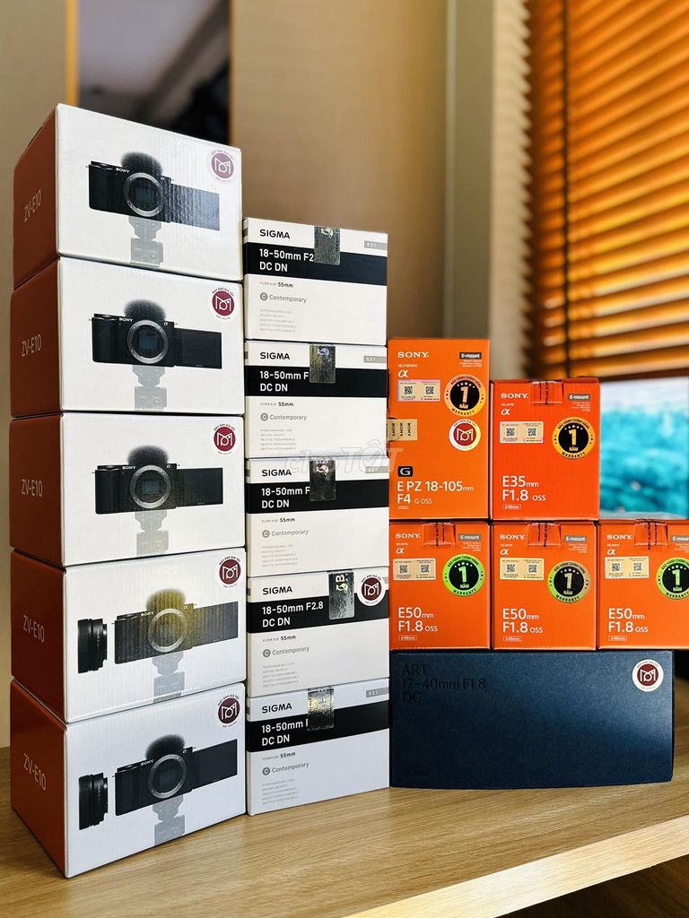 Sony ZVE10 + Sigma 18-50 f2.8 mới 100% chính hãng. Mua bán Máy ảnh, Máy quay tại Quận 8 Tp Hồ Chí Minh được đăng bởi Mẫn Phan hình 1