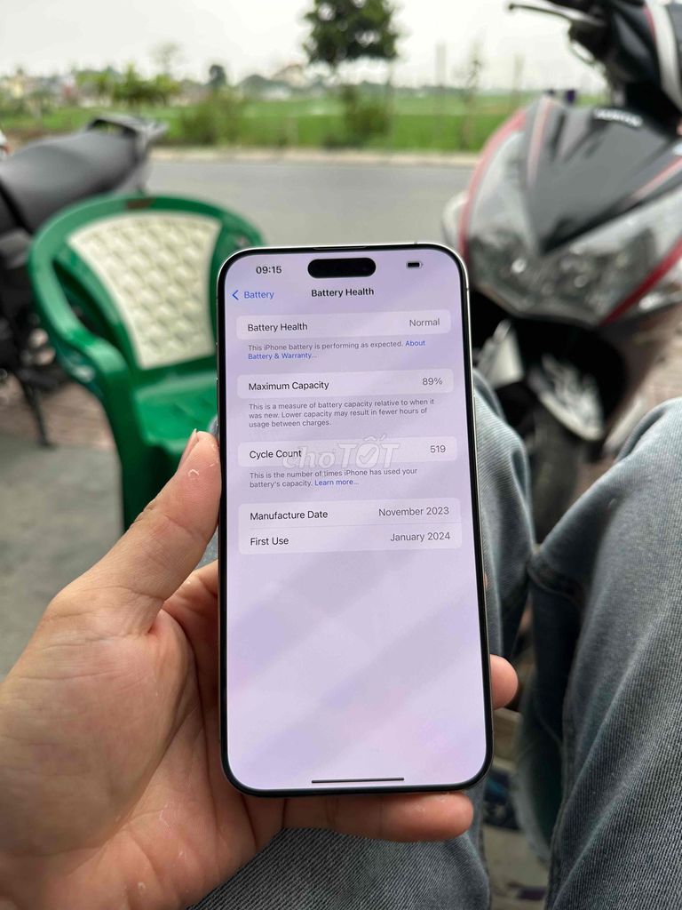 Apple iPhone 15 Pro Max 256GB Xám. Mua bán Điện thoại tại Quận Lê Chân Hải Phòng được đăng bởi Nguyễn Minh hình 1