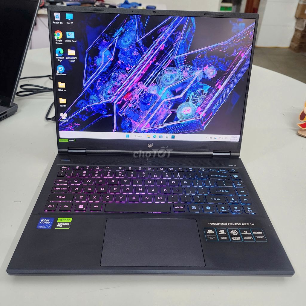 Laptop Gaming Acer Helios Neo14 2024 Ultra7 4070