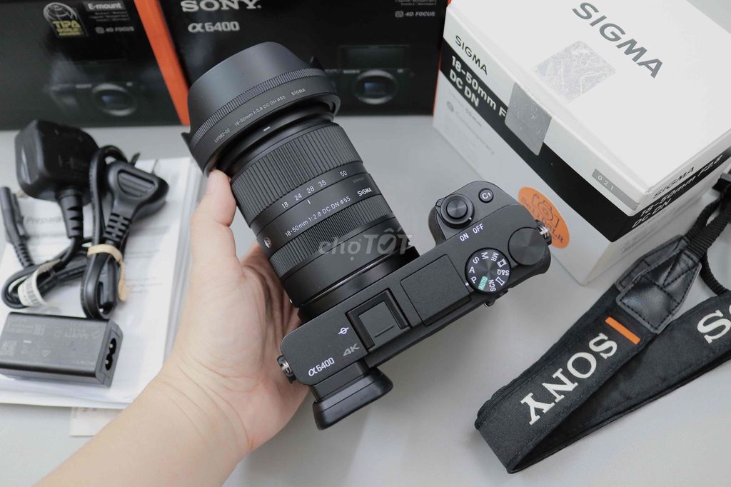Sony A6400 + Sigma 18-50 F2.8 bh hãng dài 10/2027. Mua bán Máy ảnh, Máy quay tại Quận 3 Tp Hồ Chí Minh được đăng bởi Lộc hình 1