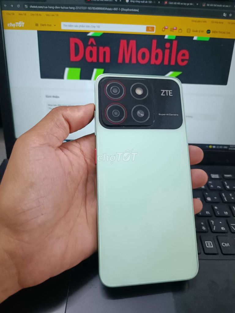 ZTE BLADE A35 RAM 4+8GB/64GB PIN 5000 FULL CN. Mua bán Điện thoại tại Quận Bình Thạnh Tp Hồ Chí Minh được đăng bởi Dân Mobile hình 1