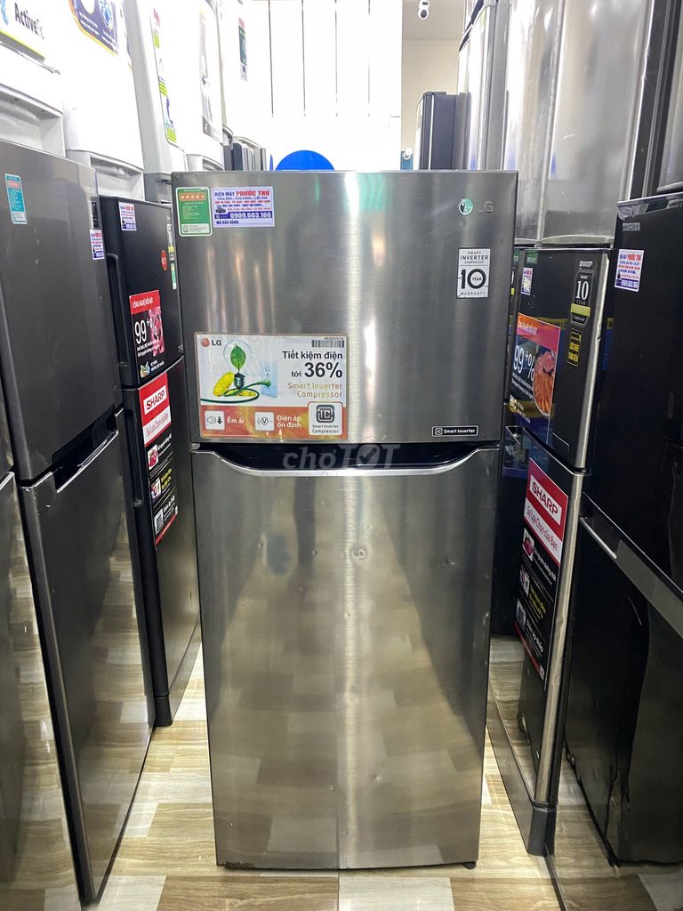 Tủ lạnh LG 189L Inverter Bạc. Mua bán Tủ lạnh tại Thành phố Thủ Đức Tp Hồ Chí Minh được đăng bởi PHƯỚC THƯ KHO ĐIỆN MÁY THỦ ĐỨC hình 1