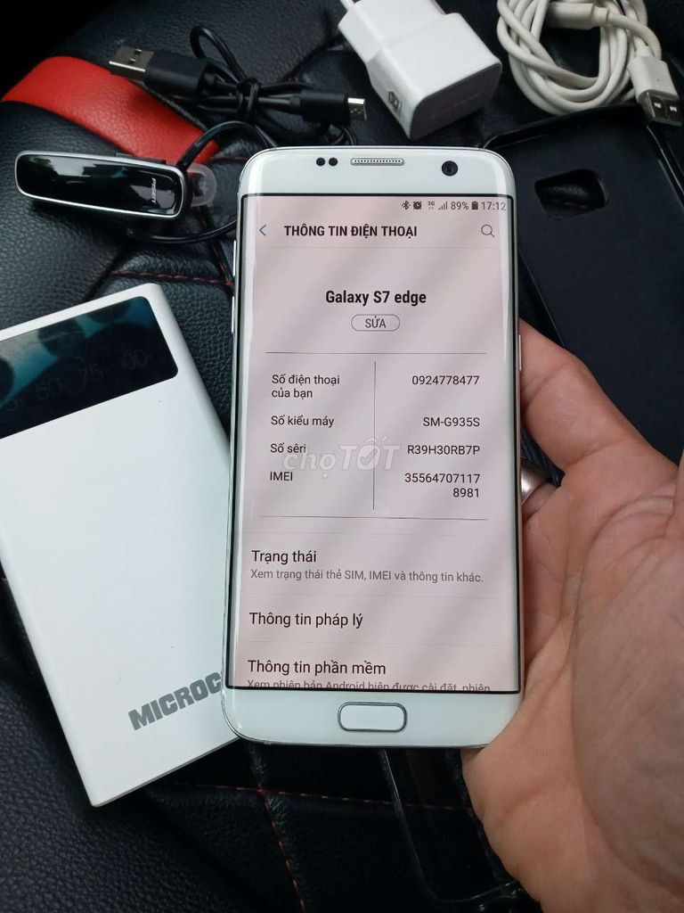 0924778477 - Samsung Galaxy S7 Edge Trắng