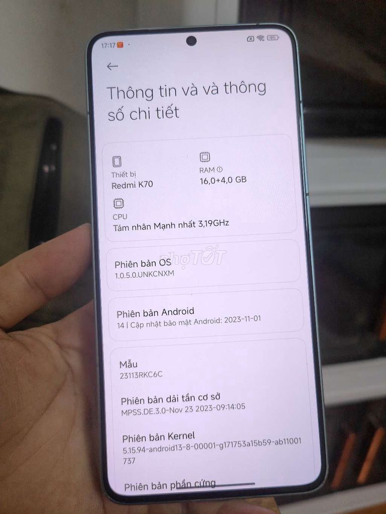 Xiaomi Redmi K70 Ram 16/256Gb