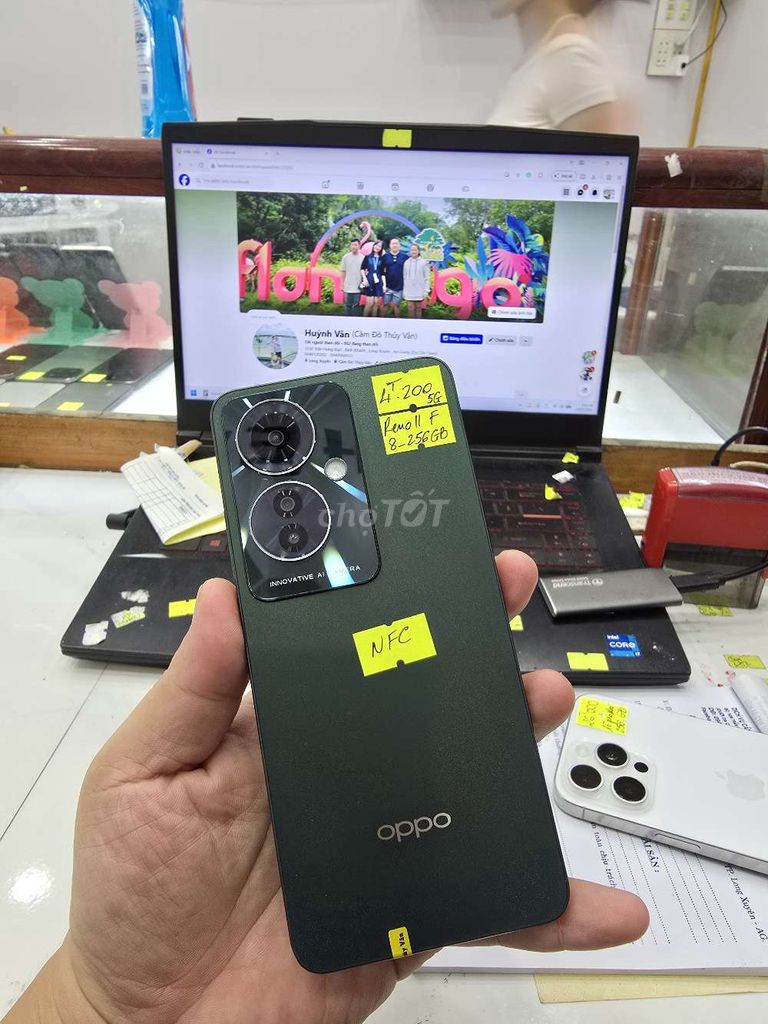 Oppo Reno11 F 5G 256GB Đen. Mua bán Điện thoại tại Thành phố Long Xuyên An Giang được đăng bởi Facebook Cầm Đồ Thúy Vân hình 1