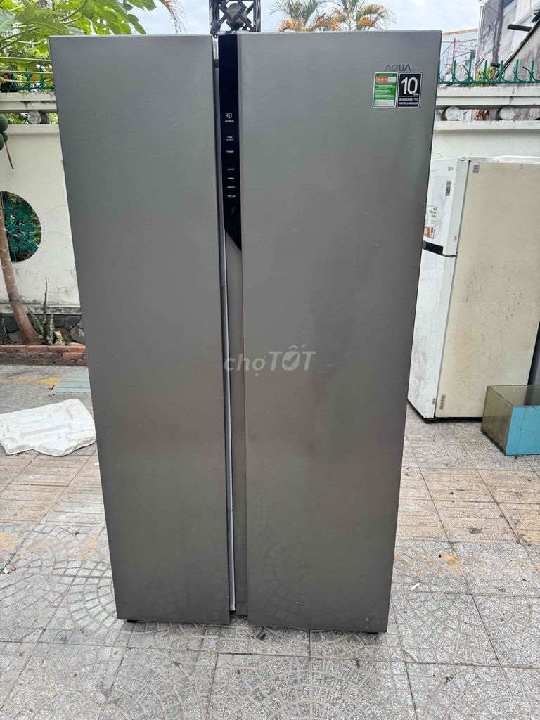 Thanh lý tủ lạnh side sy side Aqua inveter 570 lit. Mua bán Tủ lạnh tại Quận Thanh Khê Đà Nẵng được đăng bởi Phúc Đỗ hình 1