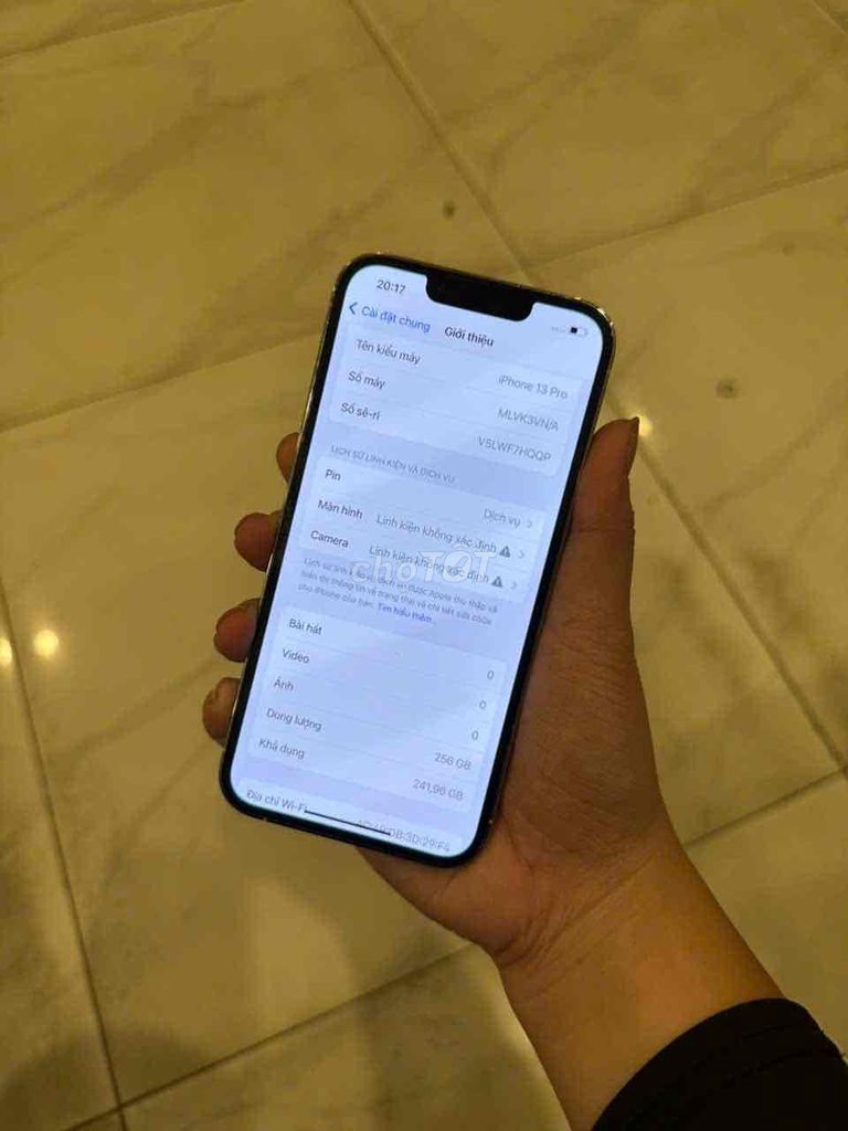 IPhone 13 Pro 256G trắng VN/A