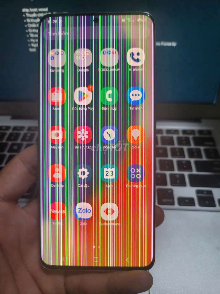 Samsung Quantum2 Galaxy Tím Sọc màn hình. Mua bán Điện thoại tại Quận Bình Thạnh Tp Hồ Chí Minh được đăng bởi Ken hình 1