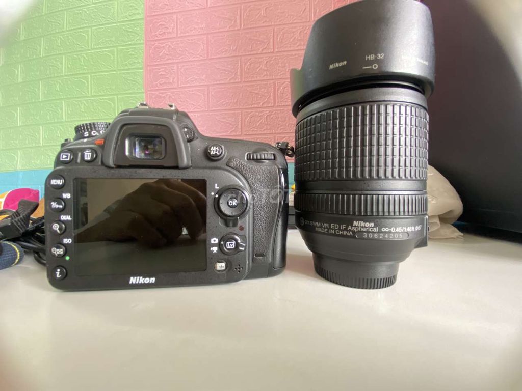 Combo Nikon D7100+Lens AFS 18-140 G ED VR đẹp keng