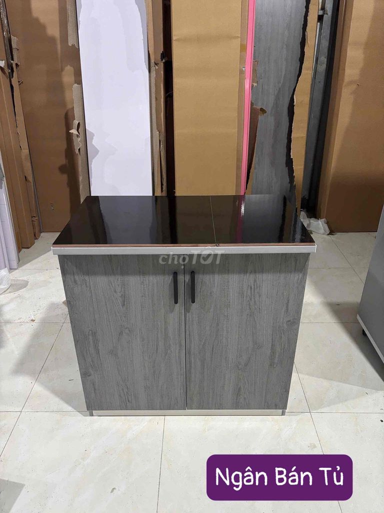 Tủ bếp Nhựa Đài Loan 80cm // mặt ốp gạch men. Mua bán Tủ, kệ gia đình tại Quận 3 Tp Hồ Chí Minh được đăng bởi KIM NGÂN BÁN TỦ hình 1