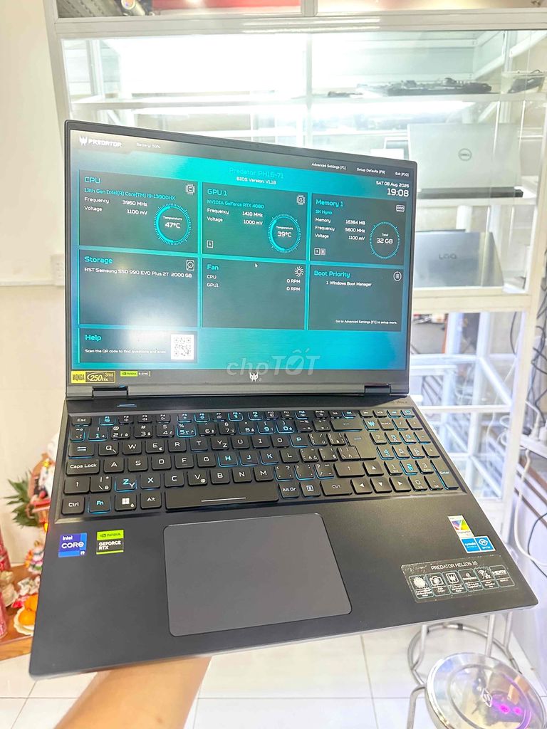 Acer Predator Helios 16 i9-13900HX RTX 4080. Mua bán Laptop tại Thành phố Nha Trang Khánh Hòa được đăng bởi Toàn hình 1