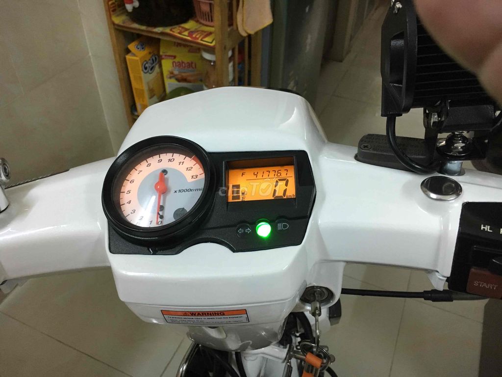 Honda Dream kiểng Cọp màu Trắng Sport, 2 thắng đĩa. Mua bán Xe máy tại Quận 4 Tp Hồ Chí Minh được đăng bởi Pham Van Minh hình 12