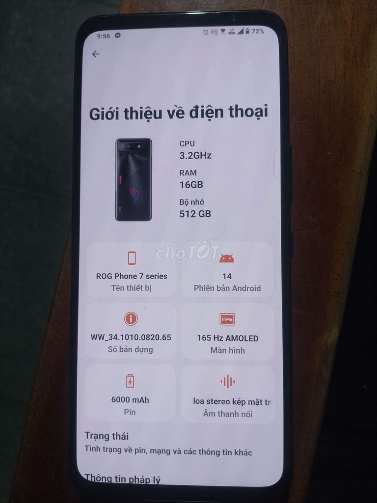 ROG Phone 7 QT 16/512. Mua bán Điện thoại tại Huyện Tuy Phước Bình Định được đăng bởi Huy hình 1