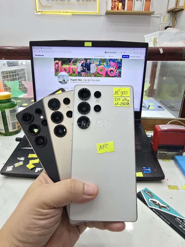 Samsung S25 Ultra 5G 256GB Bạc, Vàng 99%. Mua bán Điện thoại tại Thành phố Long Xuyên An Giang được đăng bởi Facebook Cầm Đồ Thúy Vân hình 1