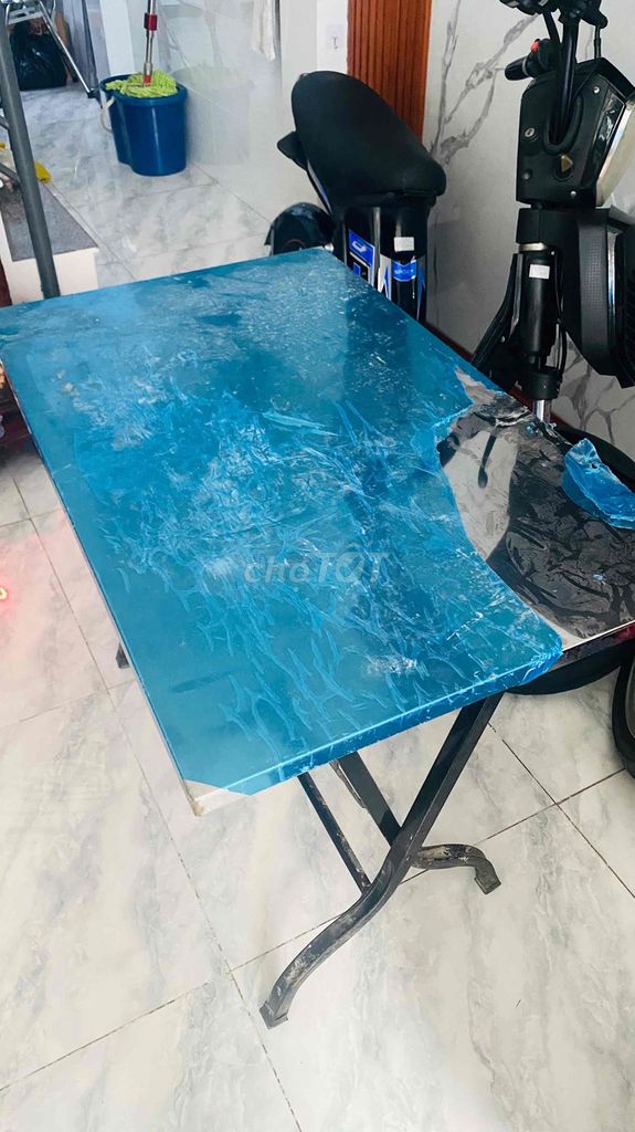 Bàn ăn Inox 55x90cm mới. Mua bán Bàn ghế tại Quận Bình Tân Tp Hồ Chí Minh được đăng bởi Vinh luong hình 1