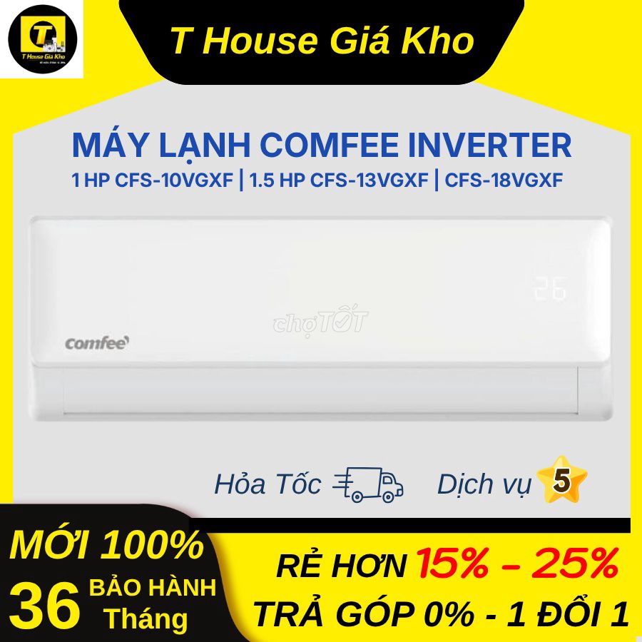 Máy lạnh Comfee Inverter 2 HP / 1.5HP / 1 HP Mới . Mua bán Máy lạnh, điều hoà tại Quận Phú Nhuận Tp Hồ Chí Minh được đăng bởi TMOBILE GIÁ TỐT NHẤT hình 1