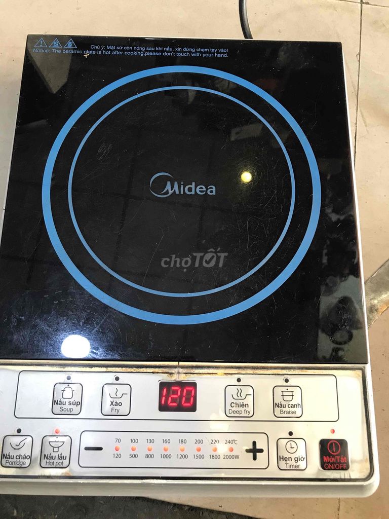 Bếp điện từ Midea MI-B1920DG Kén Nồi. Mua bán Bếp, lò, đồ điện nhà bếp tại Quận 7 Tp Hồ Chí Minh được đăng bởi Phạm Hưng 1982 Q7 Đồ cũ Bao Sài  hình 1