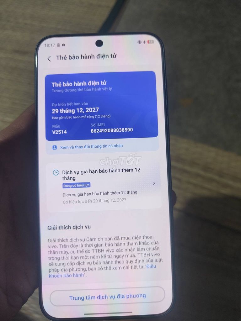 Vivo X300 Pro Xám 512GB 16GB Dimensity 9500. Mua bán Điện thoại tại Huyện Bình Chánh Tp Hồ Chí Minh được đăng bởi Hội Đồ Điện Tử hình 1