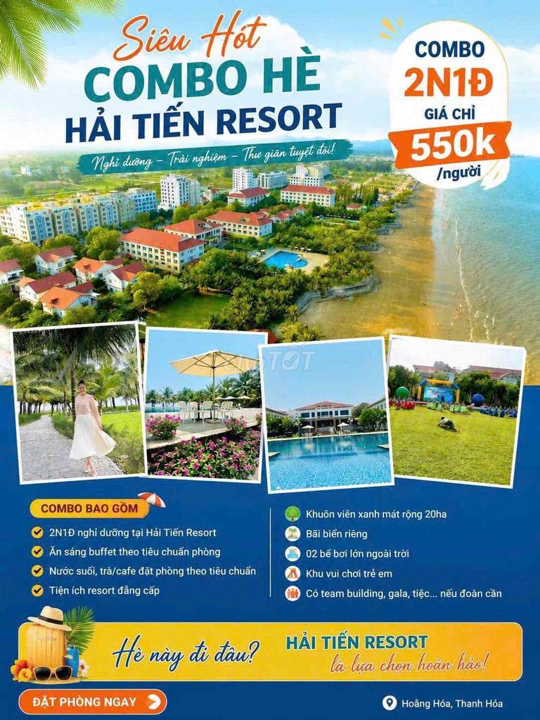 Tour Hải Tiến 2N1Đ Khách sạn Gia đình. Du lịch tại Quận Đống Đa Hà Nội được đăng bởi Nguyễn Anh Thư hình 1