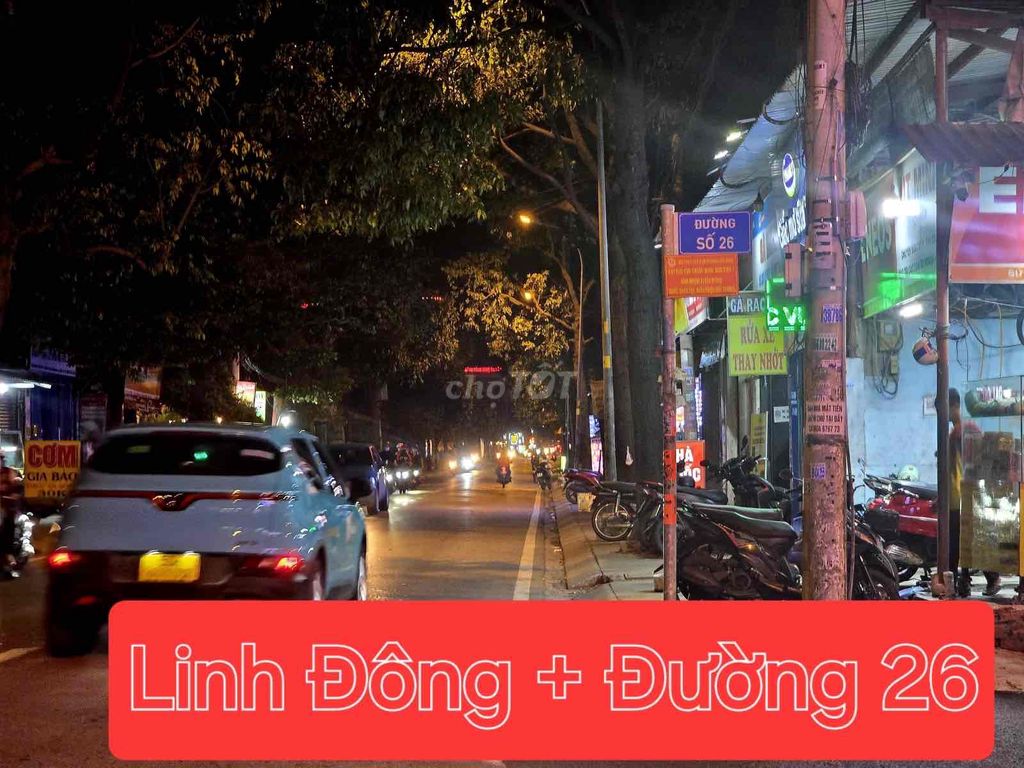 BÁN LÔ ĐẤT ĐẸP LINH ĐÔNG - HẺM XE HƠI